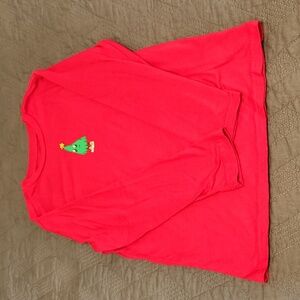 Christmas tree kids long sleeve shirt